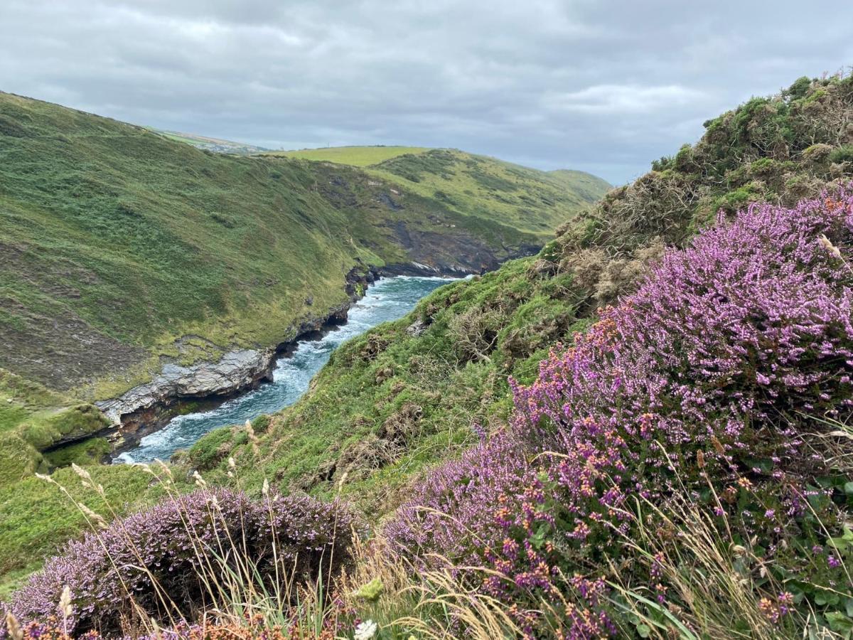 Polrunny Farm Seaberry Cottage With A Sea View And Log Burner Boscastle Exterior photo