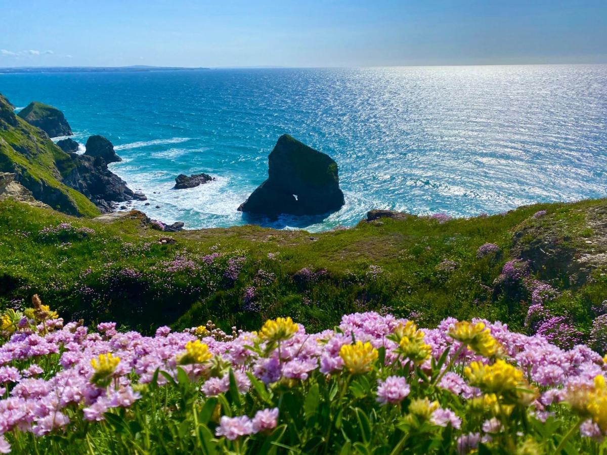 Polrunny Farm Seaberry Cottage With A Sea View And Log Burner Boscastle Exterior photo