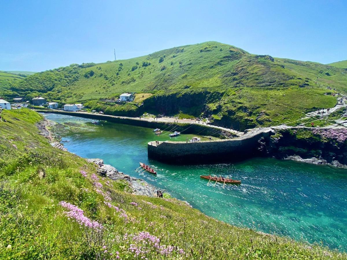 Polrunny Farm Seaberry Cottage With A Sea View And Log Burner Boscastle Exterior photo