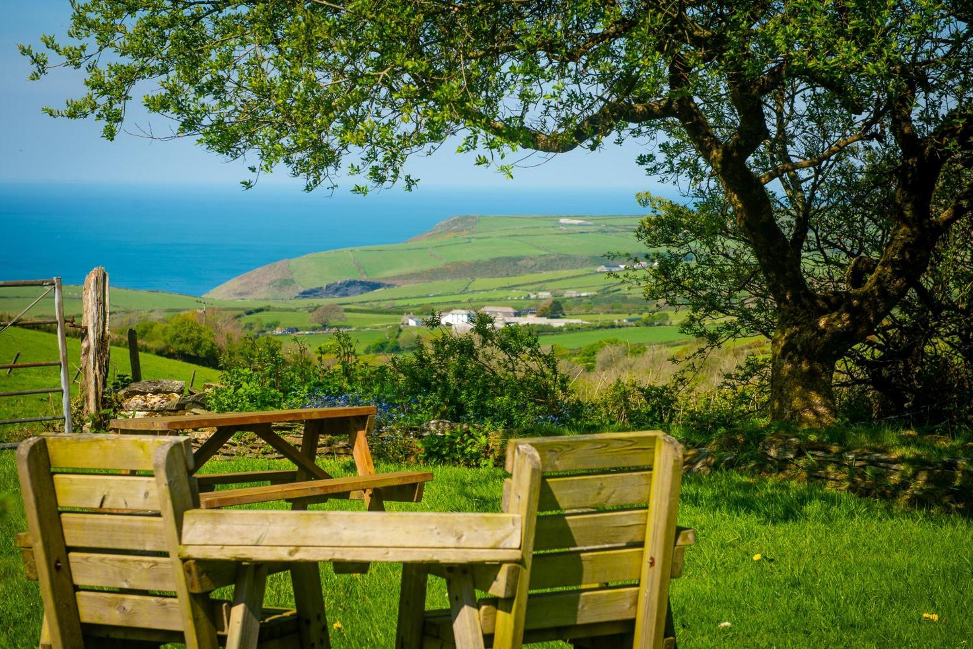 Polrunny Farm Seaberry Cottage With A Sea View And Log Burner Boscastle Exterior photo